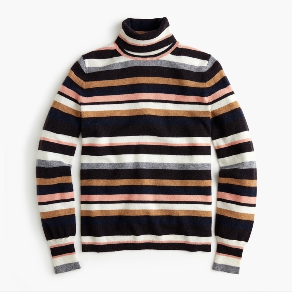 Women’s 100% Cashmere JCrew XS Striped Sweater